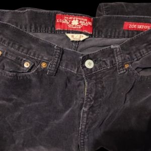 Lucky Brand Women's Black Cords